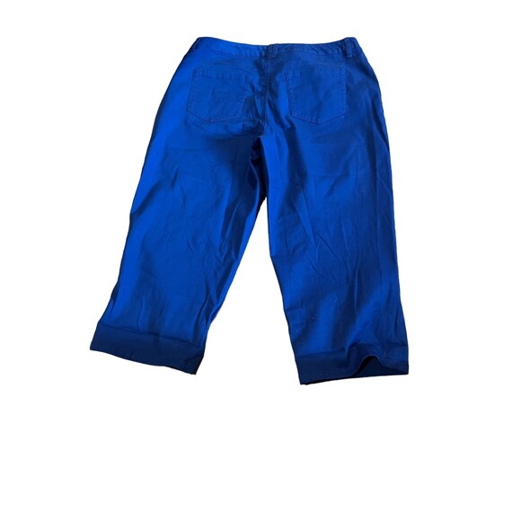 Style&co. Royal Blue Stretch Denim, Size 16 Tummy Control Size 16 - Picture 2 of 5